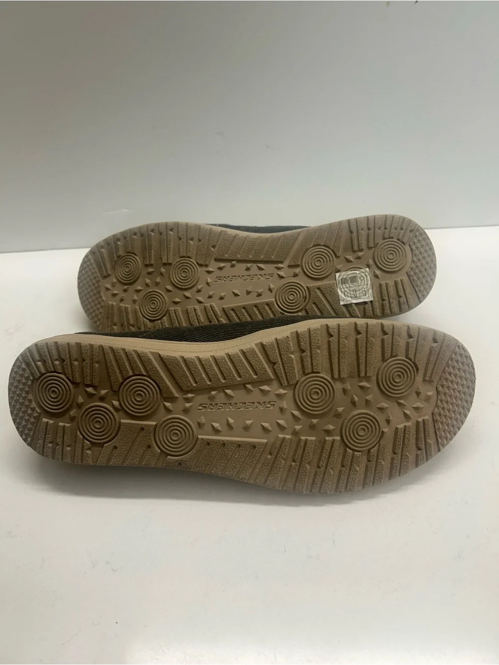 Skechers Men's Melson Volgo Grey Canvas Lace-Up Shoes Size 11‎